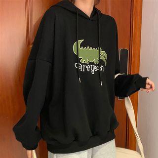 Crocodile-print Hoodie