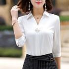 Chiffon Blouse / Pencil Skirt