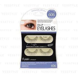 D-up - Furry Eyelashes (#606 Natural) 2 Pairs