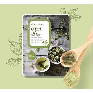 Seantree - Green Tea Mask Sheet 10pcs 20ml X 10pcs