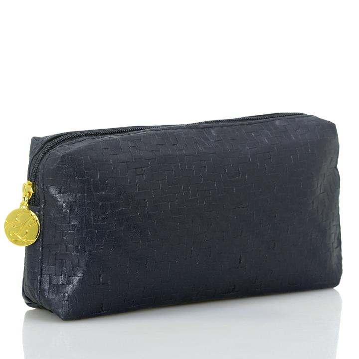 Estee Lauder - Navy Wicker-print Bag 1 Pc
