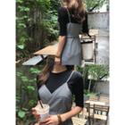 3/4-sleeve Slim-fit Top