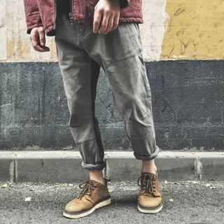 Two-tone Tapered Pants