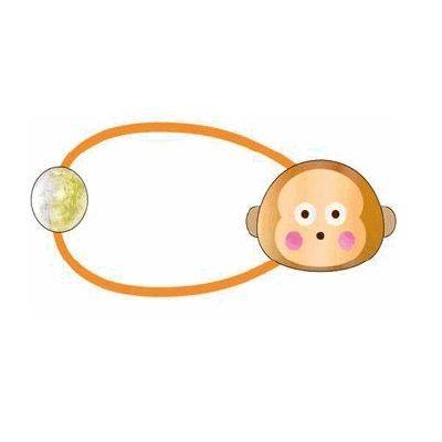 Daniel & Co. - Sanrio Monkichi Mascot Pony Tail Hair Tie 1 Pc
