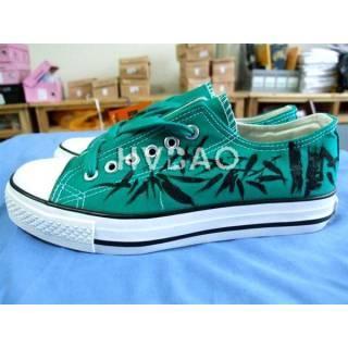 Inked Bamboo Canvas Sneakers