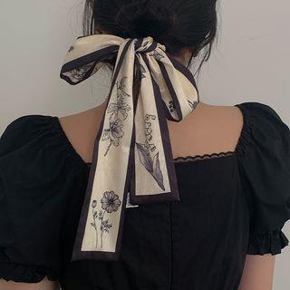 Flora Hair Tie 1 Pc - Black - One Size