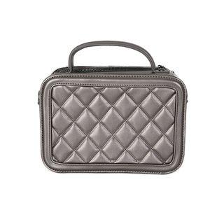 Chain-strap Quilted Satchel