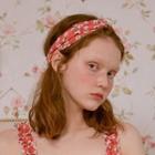Knotted Floral Hair Band Coral - One Size