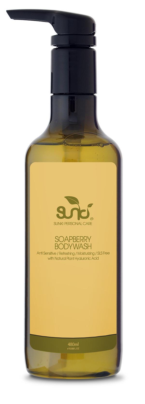 Soapberry Body Wash With Hyaluronic Acid 480ml