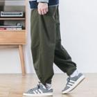 Tie Cuff Cropped Pants
