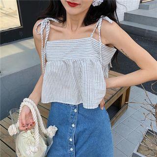 Spaghetti Strap Striped Top