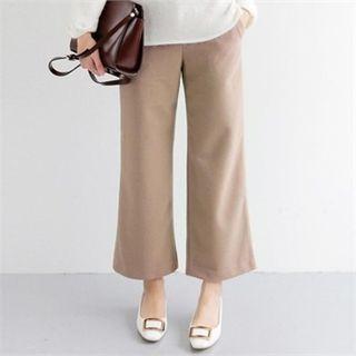 Pocket-side Wide-leg Dress Pants