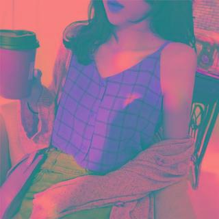 Plaid Chiffon Camisole