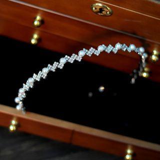 Rhinestone Wedding Headband (various Designs)