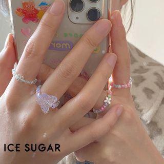 Bead Butterfly Ring