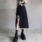 Open-side Slit-hem Skirt