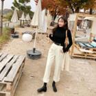 Baggy-fit Chino Pants With Belt