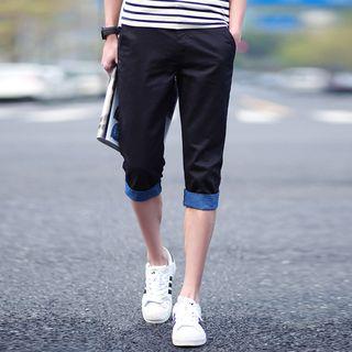 Cuffed Capri Pants