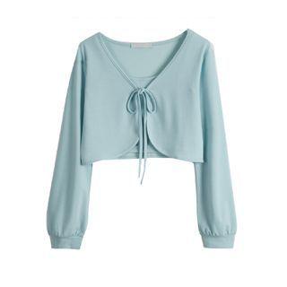Set: Open Front Cardigan + Camisole