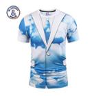 Sky Print Short-sleeve T-shirt
