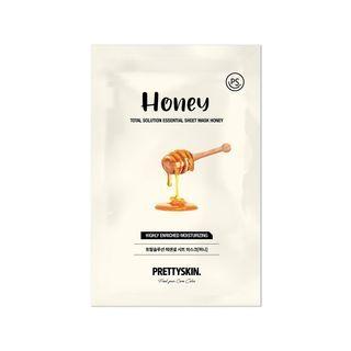 Pretty Skin - Total Solution Essential Sheet Mask - 17 Types Honey