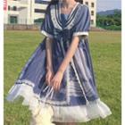 Sailor Collar A-line Dress (various Designs)