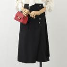 Midi A-line Skirt / Lace Blouse