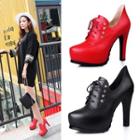 High Heel Platform Lace Ups