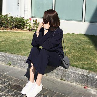 Set: Plain Top + Pants