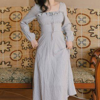 Retro Plaid Dress