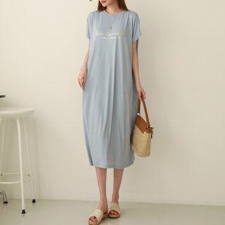 L Me-letter Long T-shirt Dress
