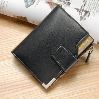 Faux Leather Purse Black - One Size