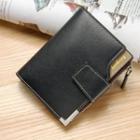 Faux Leather Purse Black - One Size