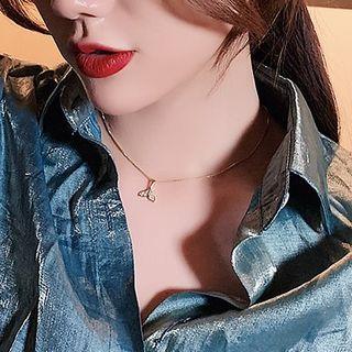 Alloy Mermaid Tail Pendant Choker