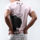 Face Print Muscle-fit T-shirt