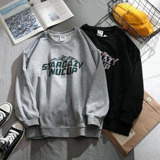 Lettering Loose Fit Sweatshirt