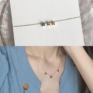 Alloy Star Pendant Necklace 1 Pc - Necklace - Gold - One Size