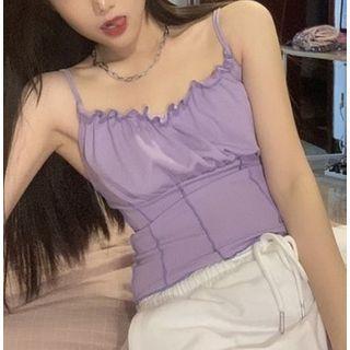 Spaghetti Strap Top Purple - One Size