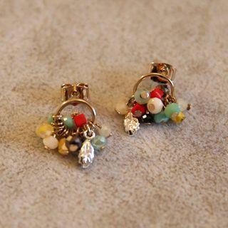 Beaded Dangle Earring 1 Pair - As Shown In Figure - One Size