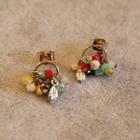Beaded Dangle Earring 1 Pair - As Shown In Figure - One Size