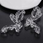 Bridal Acrylic Drop Earring White - One Size