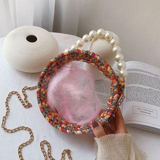 Knit Round Crossbody Bag