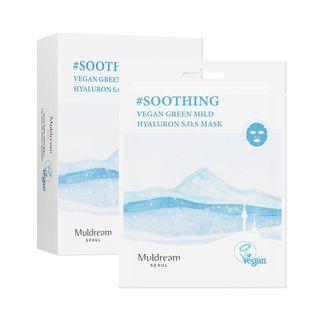 Muldream - Vegan Green Mild Hyaluron S.o.s Mask Set 25ml X 10 Pcs