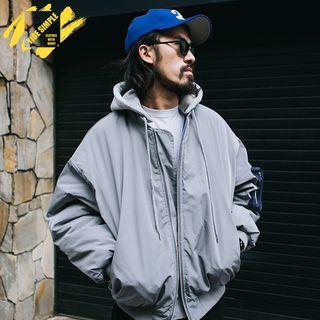 Loose-fit Hooded Padded Jacket
