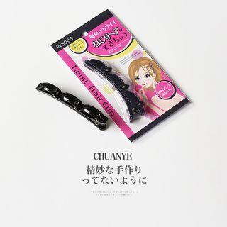Plain Hair Clip 01 - Black - One Size
