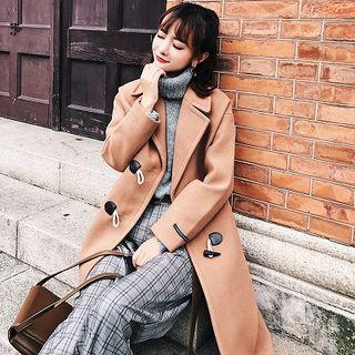 Notch Lapel Toggle Coat