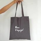 Lettering Lightweight Shopper Bag  Dark Gray - One Size