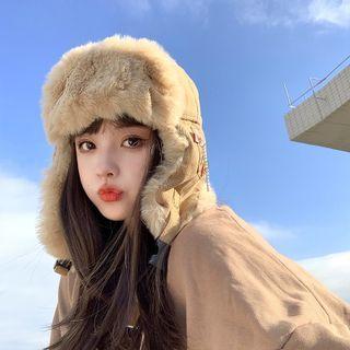 Chenille Earflap Hat