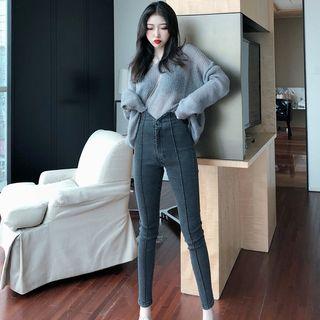 Oversize Sweater / Cropped Skinny Jeans