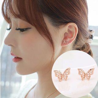 Metal Butterfly Earring